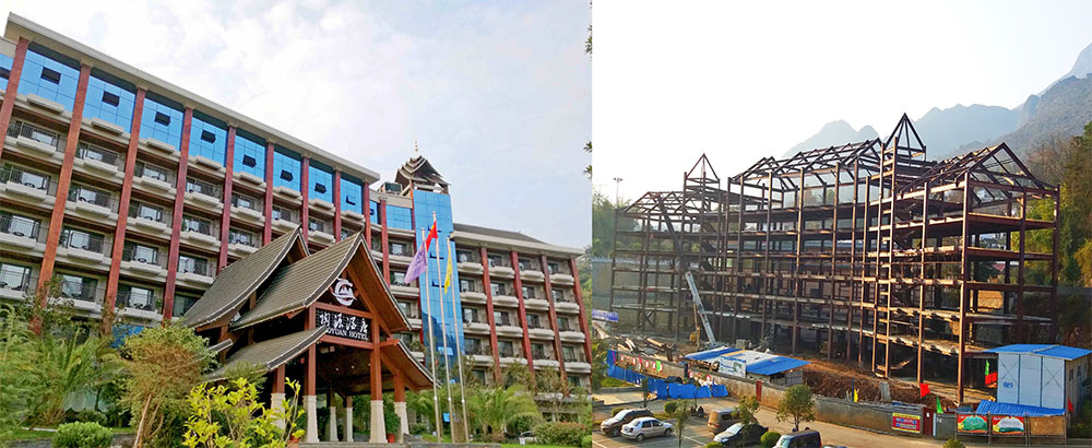 娘娘山风景区陶源酒店钢结构项目